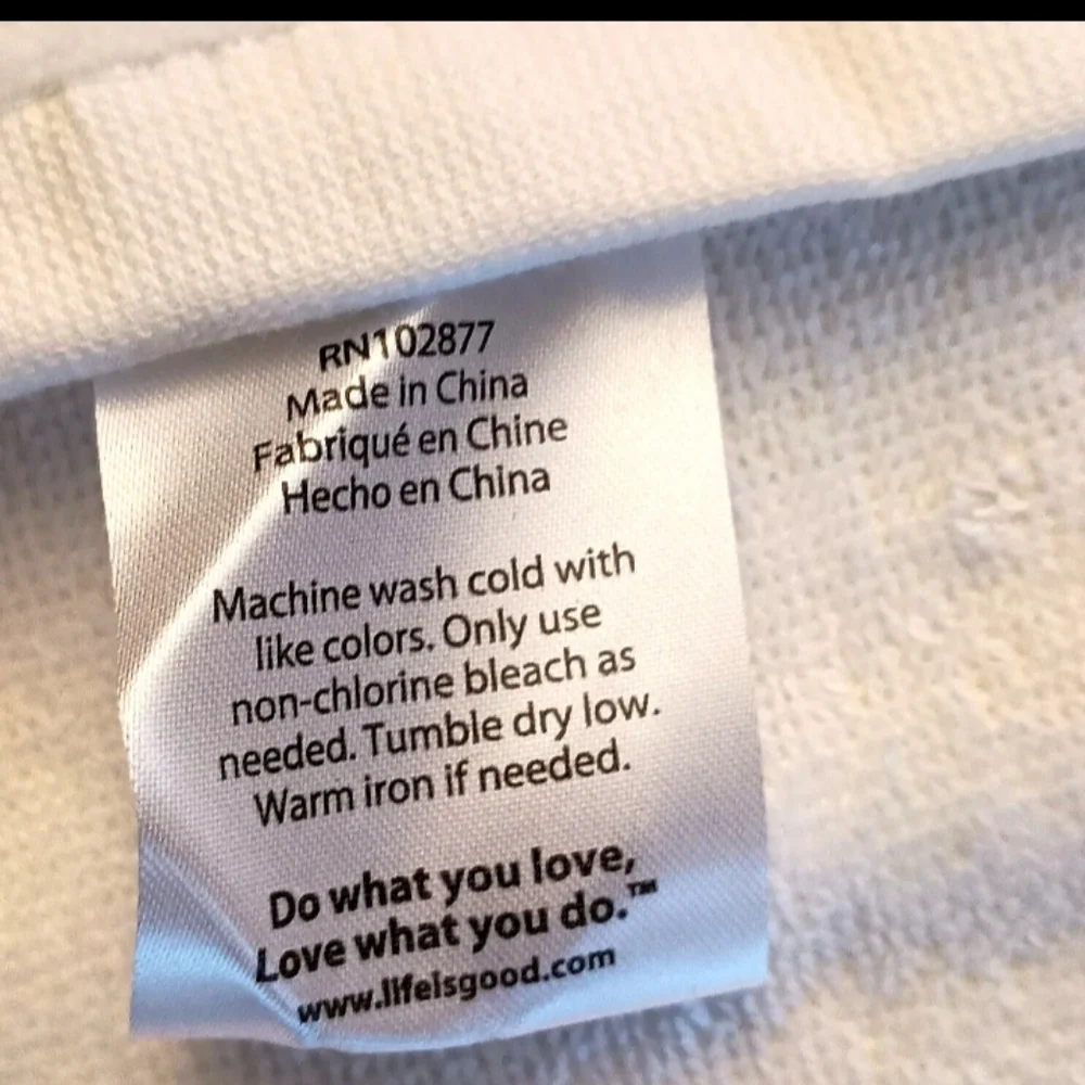 Life Is Good Tropical Palms Scene Giant Beach Towel 38 x 65" New NOS Tags 2023 - Picture 2 of 8